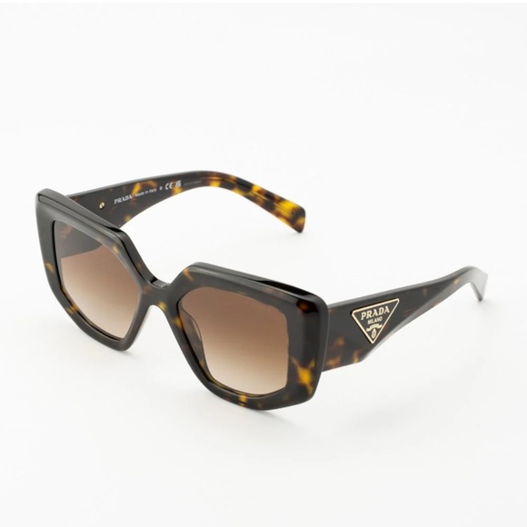 Prada PR 14ZS Tortoise/Brown Shaded (2AU-6S1) Sunglasses - Picture 3 of 9
